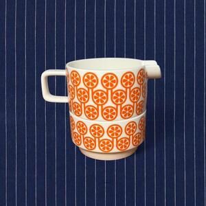 ❤️1960s Hokolo Orange and White Flower